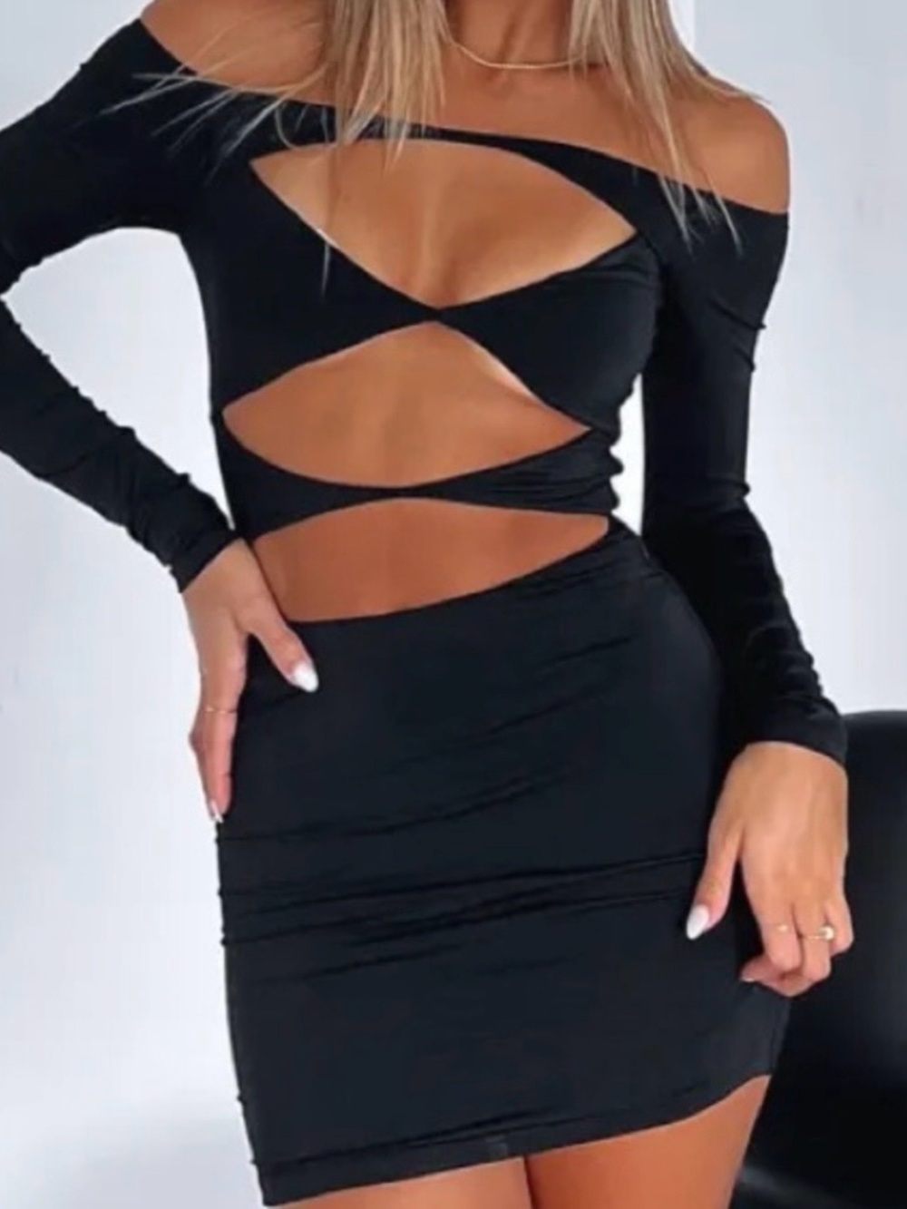 White Fox Boutique Cutout Dress